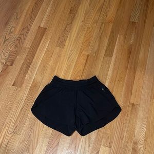 Black lululemon track that shorts good condition